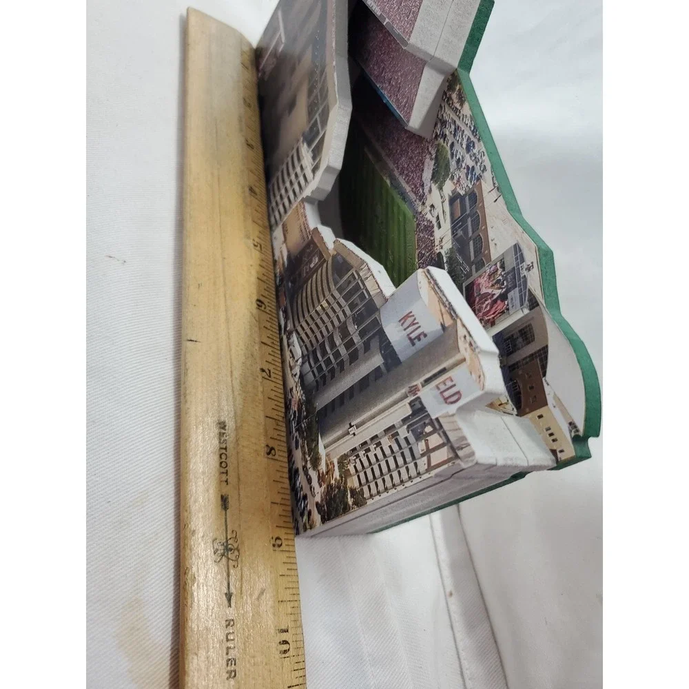 3D Wood Desk Display‎ Aggies A&M Football Stadium 9x1.4x4